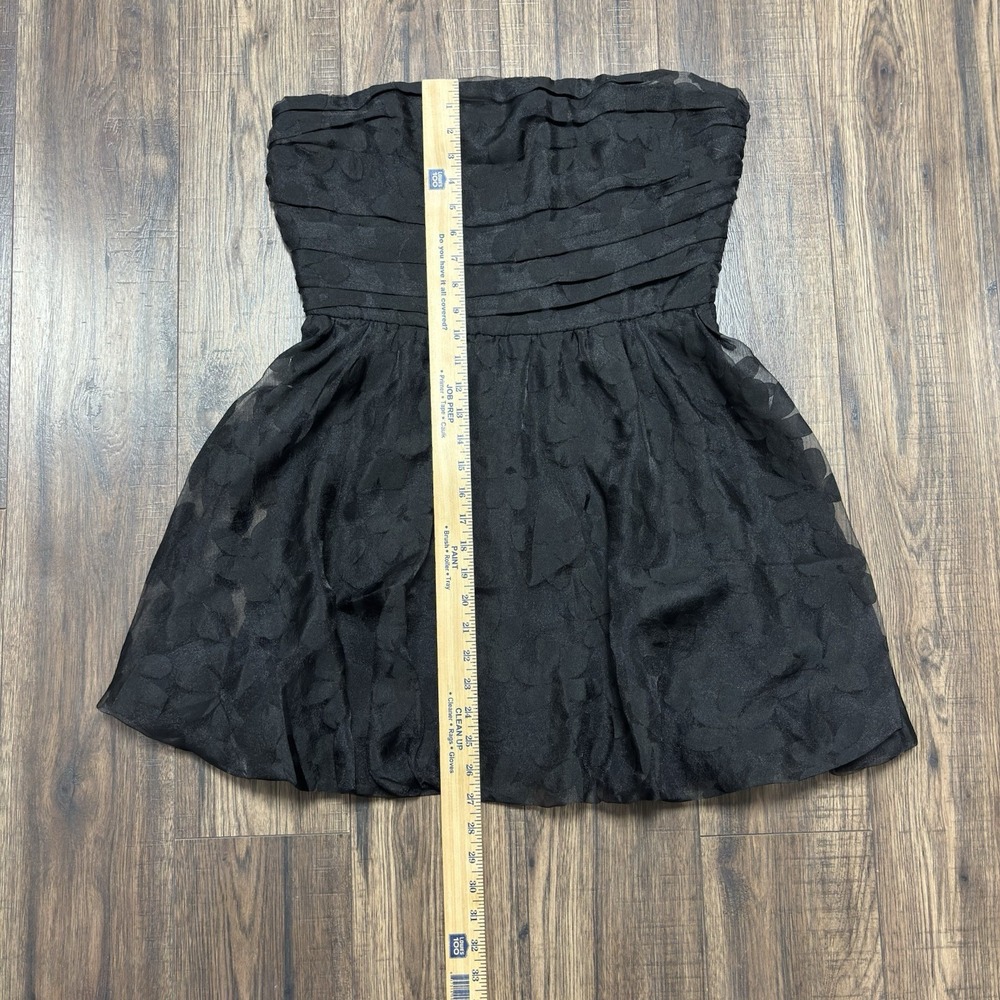 RAMY BROOK HANSEL STRAPLESS FLORAL DRESS WOMEN'S SIZE 14 BLACK - Picture 7 of 10